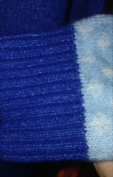 Blue Fair Isle Sweater By 99 Jane Street - Picture 4 of 6